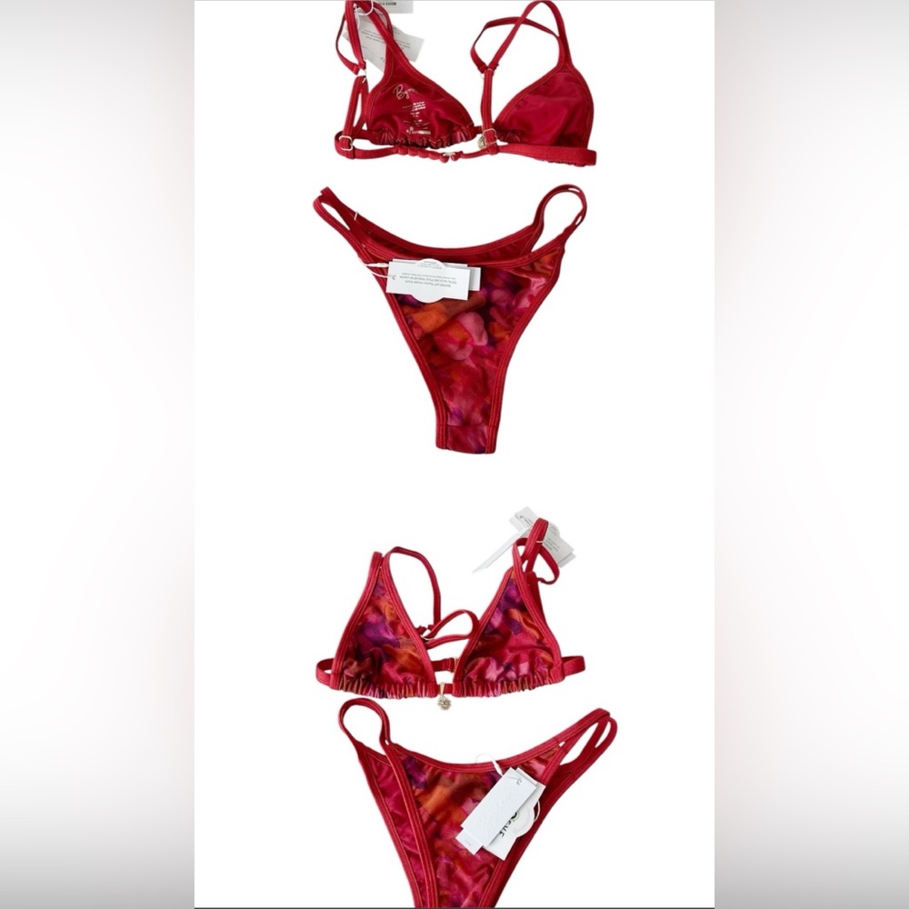 Chic Red Bikini Set - image 1